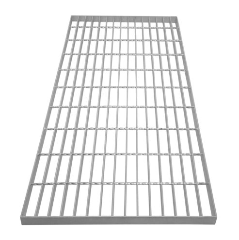 Galvanised Grating Floor Forge Walkway Mesh Floor Panel Grid Drainage Gutter Vent Heavy Duty Weatherproof Steel Zinc Coated 1000mm x 500mm x 30mm 4mm Metal Thickness 500kg Load Capacity