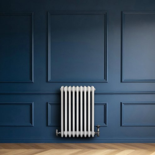 Traditional 4 Column Radiator - 600 x 425mm - White