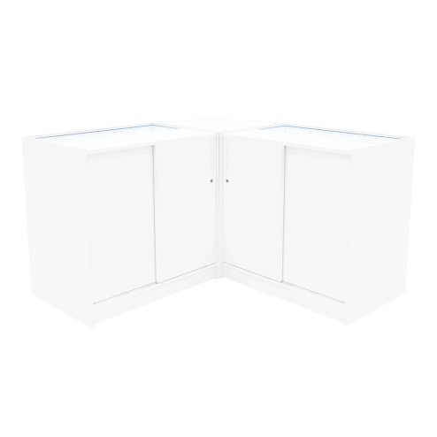 Iris LED Shop Counter Set CM60 & 2 x B900 - White