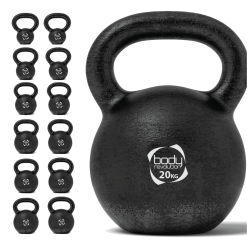 Body Revolution 20 kg Cast Iron Kettlebells