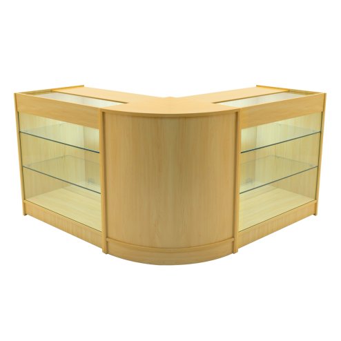 Helios LED Shop Counter Set CM60 & 2 x K900 - Maple