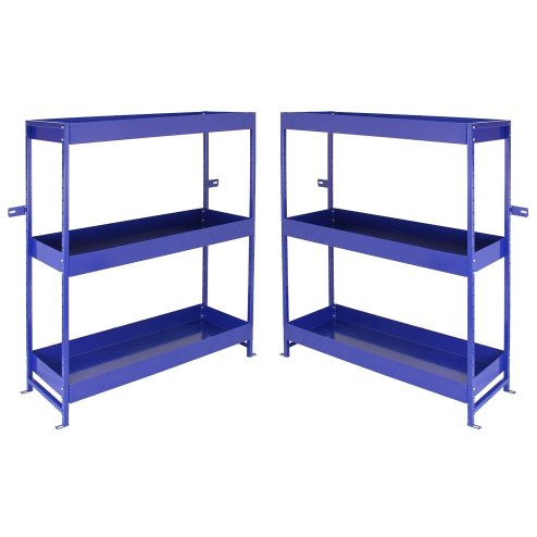 Monster Racking, Lightning Van Racks Metal Shelves Tool Storage Unit Duo, 116.5cm x 115cm x 34.8cm