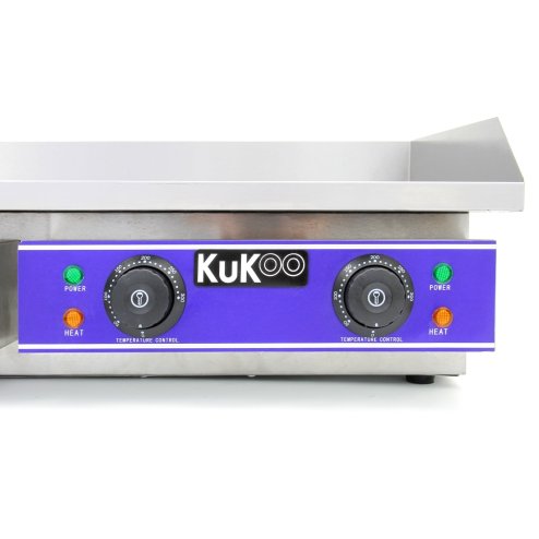 KuKoo 70cm Commercial Electric Countertop Hotplate Griddle, 73cm x 23cm x 51cm, Stainless Steel