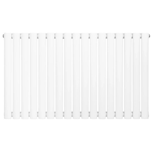 Oval Single Column Radiator - 600 x 1020mm - White