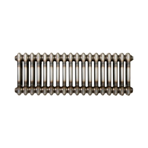 Traditional 2 Column Radiator - 300 x 830mm - Raw Metal