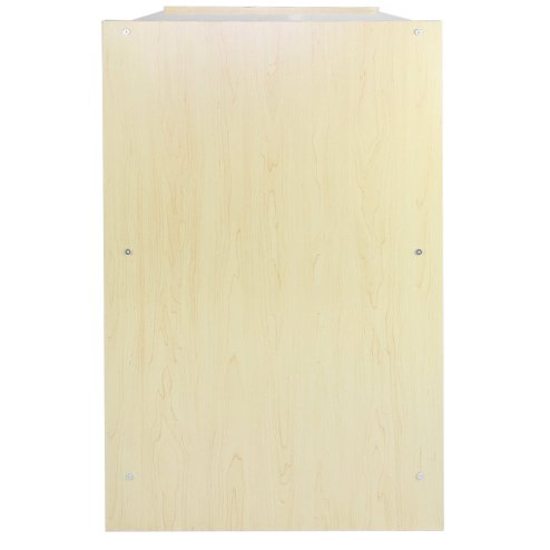 MonsterShop A1200 Shop Counter Retail Showcase Display Cabinet, Maple, 120cm x 90cm x 60cm