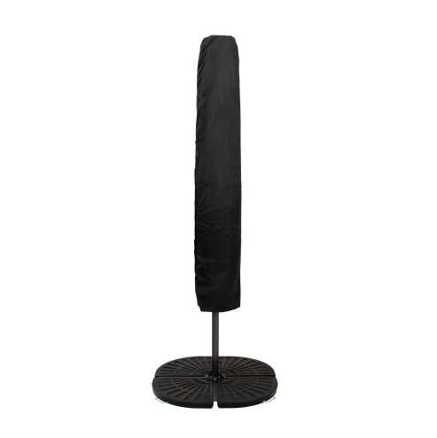 Cantilever Parasol 3m With Full Fan Base - Black