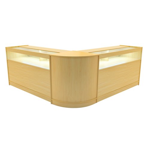 Iris LED Shop Counter Set CM60 & 2 x B1500 - Maple