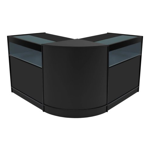 Iris LED Shop Counter Set CM60 & 2 x B900 - Black