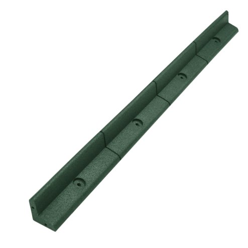 Flexible Lawn Edging Garden Border Grass Pathways Path Edge Vegetable Plot Flowerbed Raised Borders Rubber Artificial Grass Green | Pack of 46 x 1.2m