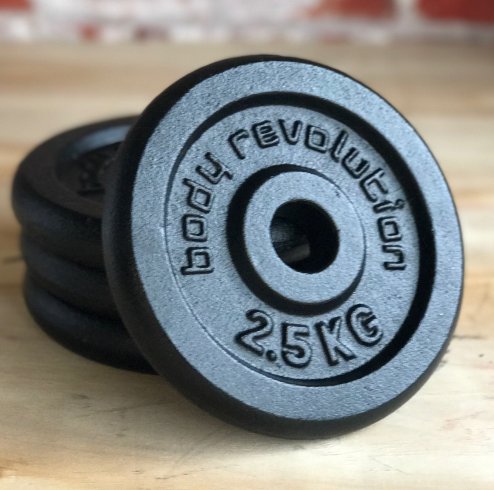 Cast Iron Weight Plates 2.5kg PAIR