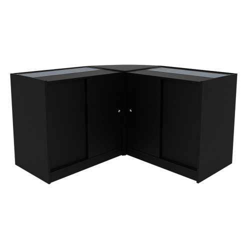 Harmonia LED Shop Counter Set B900, C900 & LM60 - Black