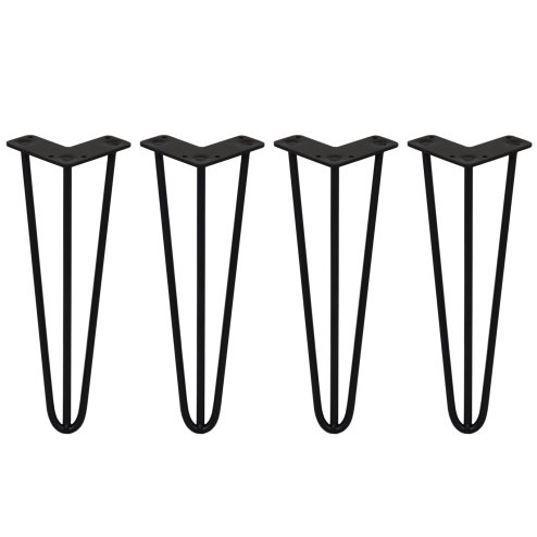 4 x Hairpin Legs / Hair Pin Legs Set SkiSki Legs Furniture Desk Bench Chair Table 14