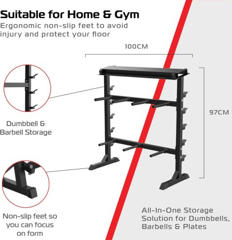 Heavy Duty A-Frame Dumbbell Rack