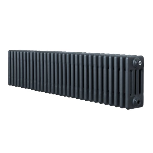 Traditional 4 Column Radiator - 300 x 1370mm - Anthracite