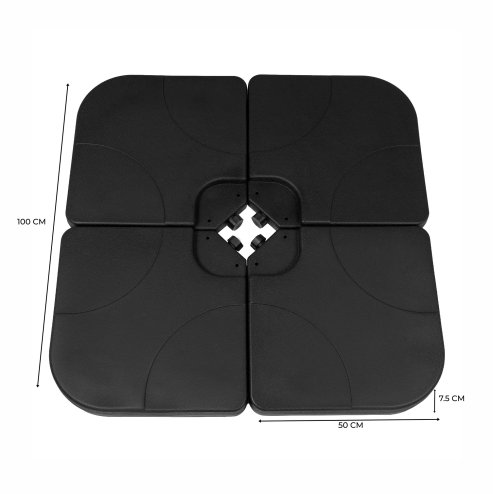Cantilever Parasol Base - Square x 4