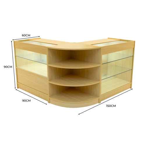 Calliope LED Shop Counter Set K900, C900 & LM60 - Maple