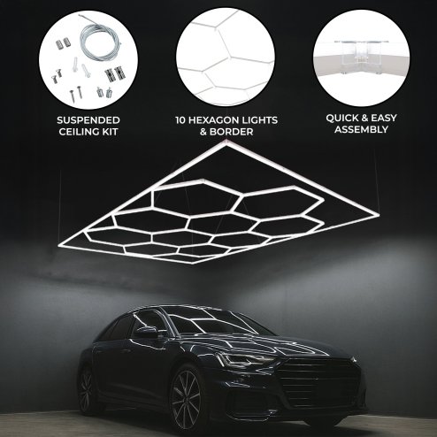 Hexagon LED Lighting x 10