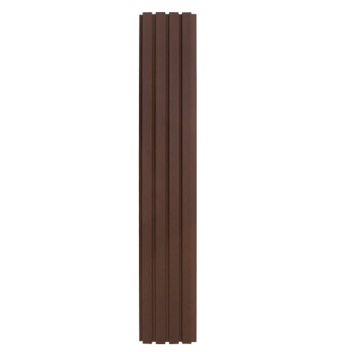 WPC Slatted Wall Cladding x 4 Panels – Brown