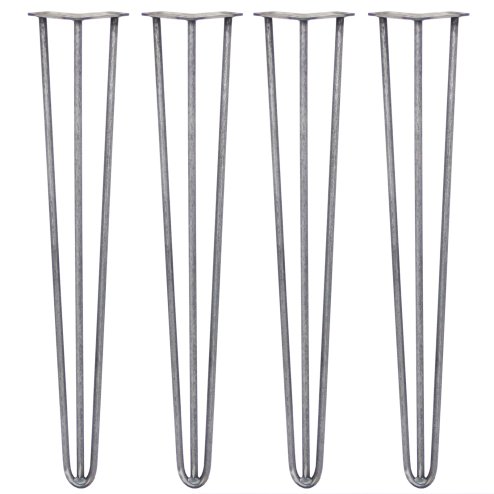 4 x Hairpin Legs / Hair Pin Legs Set SkiSki Legs Furniture Desk Bench Chair Table 28