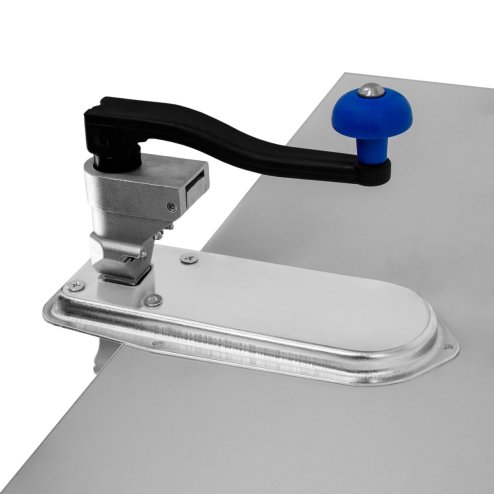 Commercial Can Opener 50cm 20 Inch Heavy Duty Stainless Steel Large Manual Tin Opener Sharp Blade Professional Kitchen Catering Restaurant Workbench Table Top Clamp Adjustable Height FREE Bench Screws