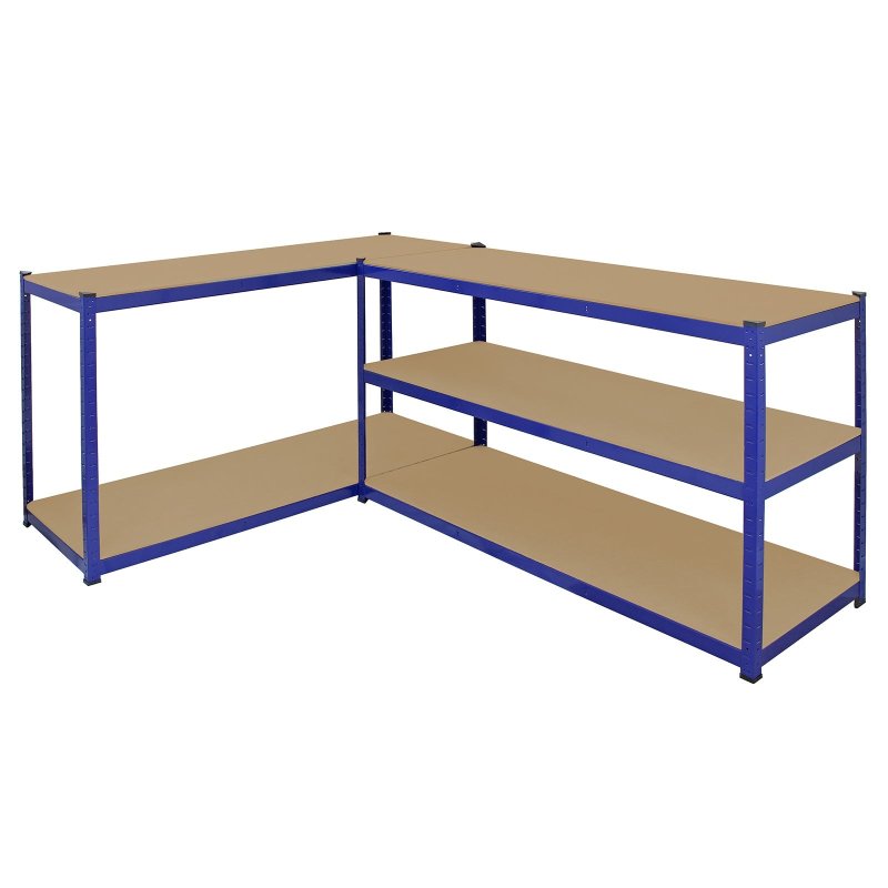 Monster Racking 10 x Garage Racking Shelving Unit / 5 Tier 1600mm Wide x 600mm Deep / Steel & MDF Shelves