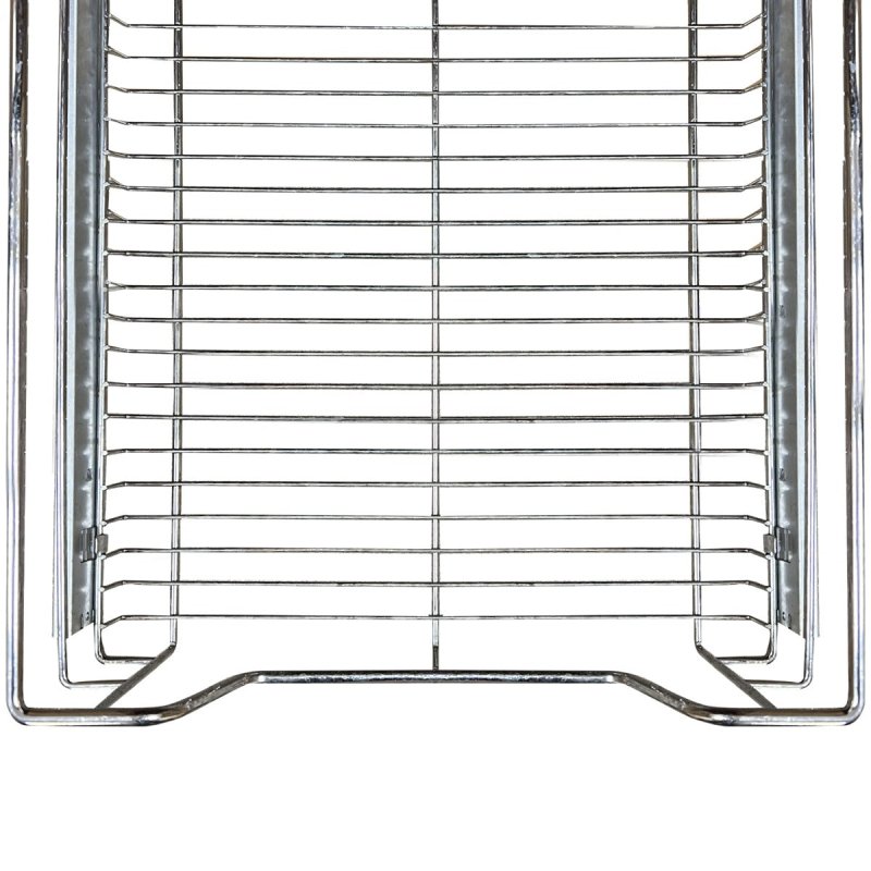 KuKoo 2 x Kitchen Pull Out Soft Close Baskets, 400mm Wide Cabinet, Slide Out Wire Storage Drawers