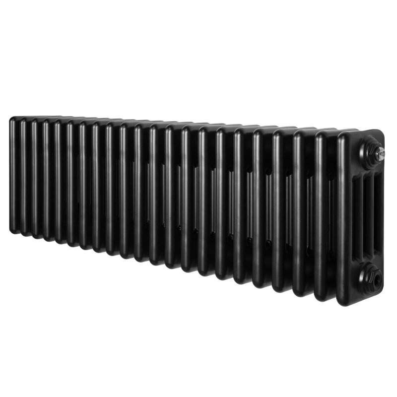Traditional 4 Column Radiator - 300 x 1010mm - Black