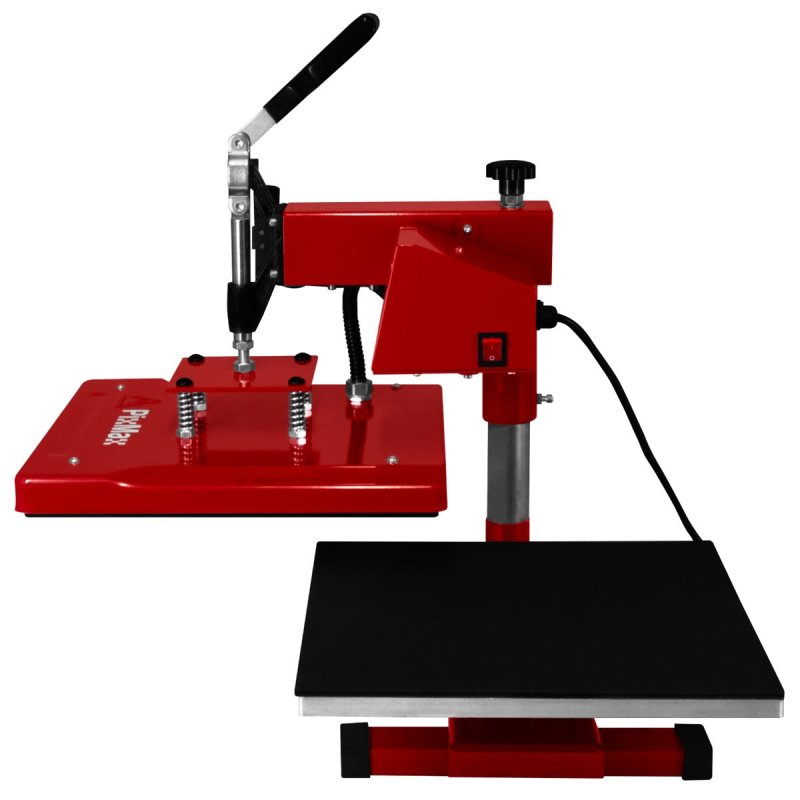 Heat Press Digital Transfer Machine Sublimation Printer 38 x 38cm Flat Swing Teflon Sheet Touchscreen Display Adjustable Pressure Ink Vinyl 250C DIY Professional Tshirt Business 10 Sublimation Sheets