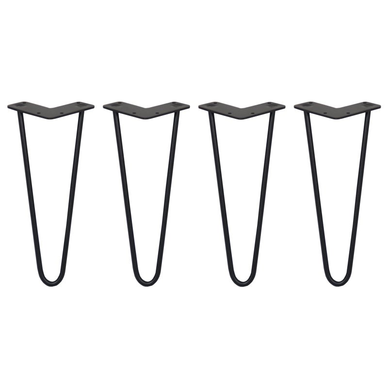 4 x Hairpin Legs / Hair Pin Legs Set SkiSki Legs Furniture Desk Bench Chair Table 12