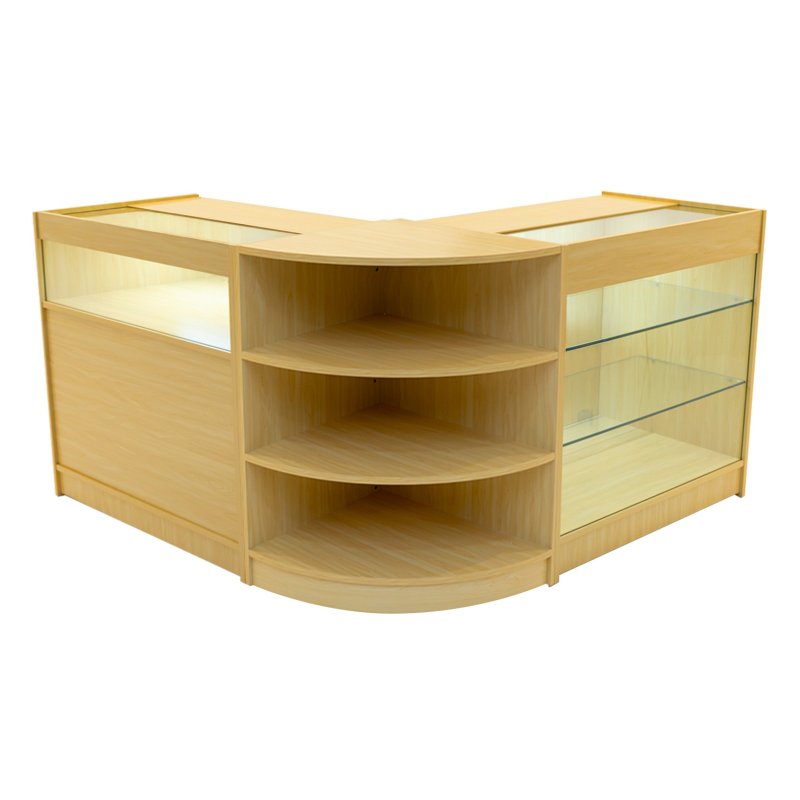 Demeter LED Shop Counter Set K900, B900 & LM60 - Maple