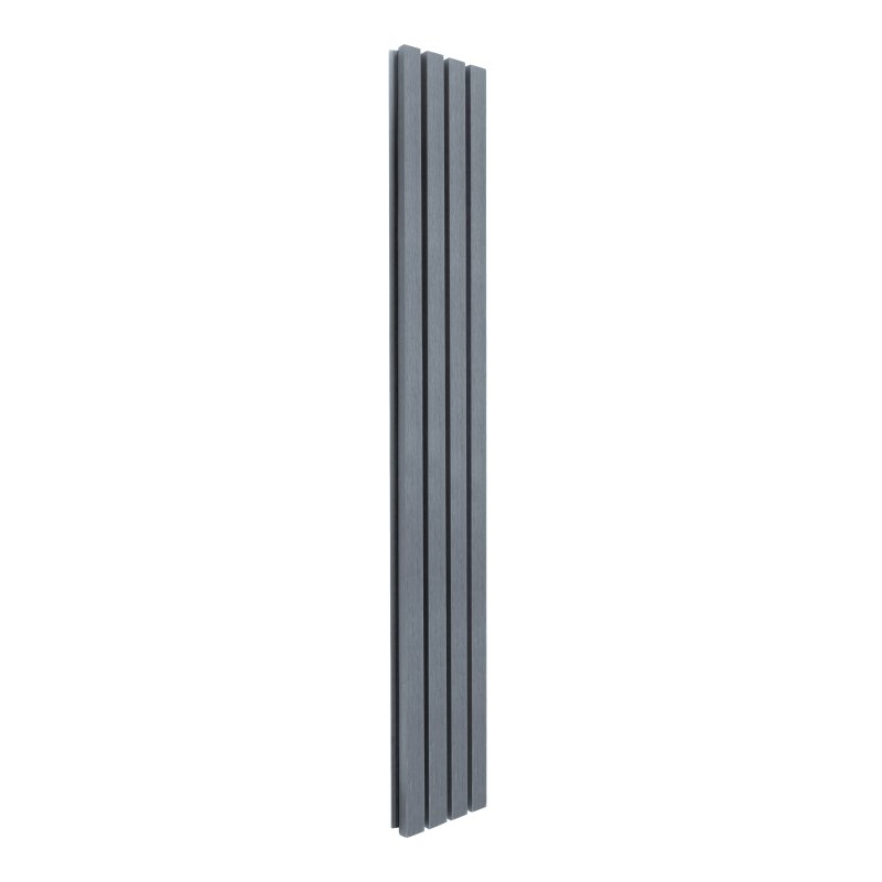 WPC Slatted Wall Cladding x 4 Panels – Grey