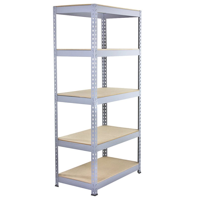 3 Racking Bays 90cm Garage Shelving Storage Warehouse Shelves Unit Steel 5 Tier
