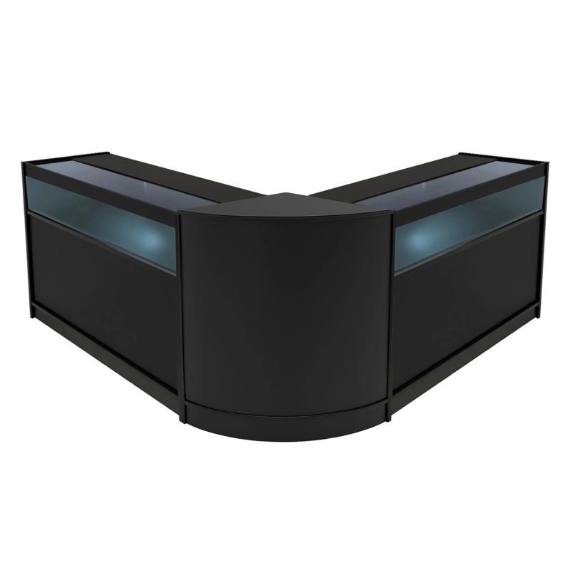 Iris LED Shop Counter Set CM60 & 2 x B1200 - Black