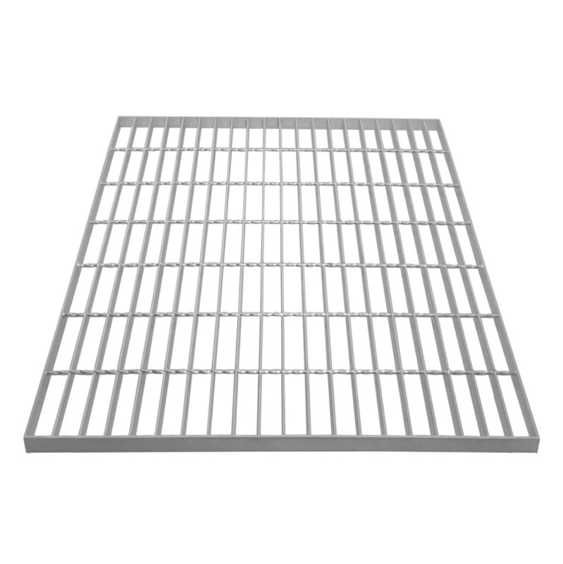 Galvanised Grating Floor Forge Walkway Mesh Floor Panel Grid Drainage Gutter Vent Heavy Duty Weatherproof Steel Zinc Coated 700mm x 700mm x 30mm 4mm Metal Thickness 490kg Load Capacity