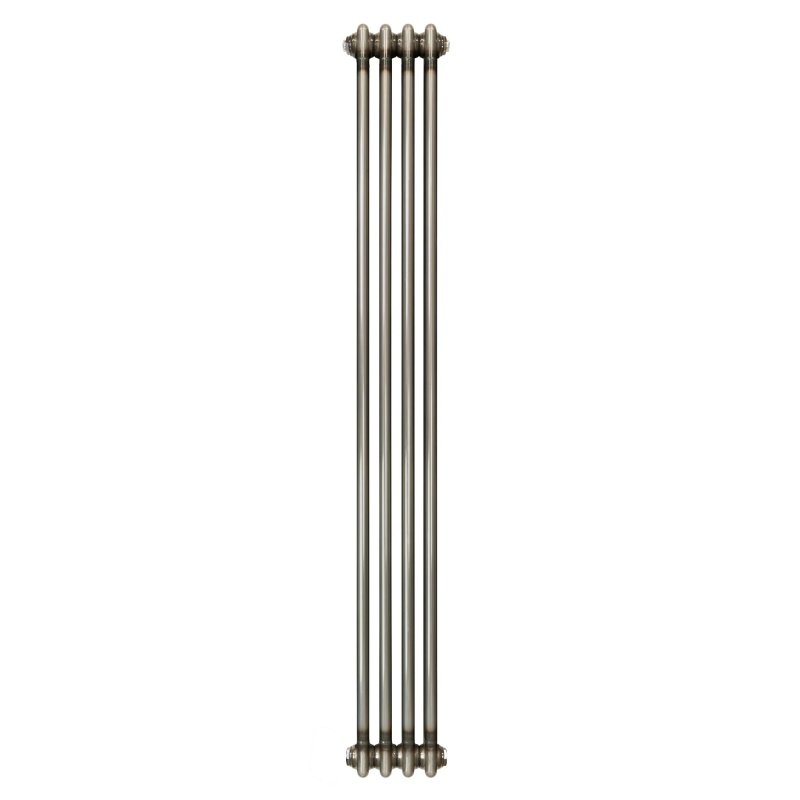 Traditional 2 Column Radiator - 1500 x 200mm - Raw Metal