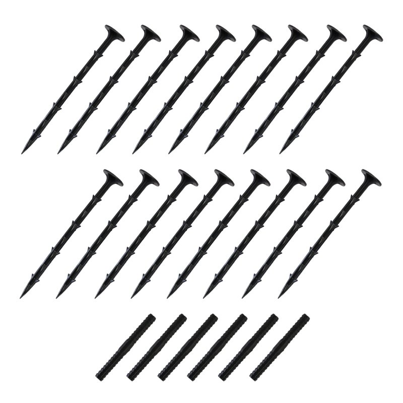 Flexible Lawn Edging Garden Border Grass Pathways Path Edge Vegetable Plot Flowerbed Raised Borders Rubber Artificial Grass Green | Pack of 16 x 1.2m