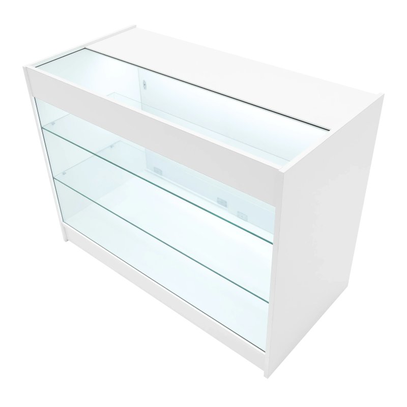 Vega LED Shop Counter Set K1200, C1200, TB60 & CM60 - White