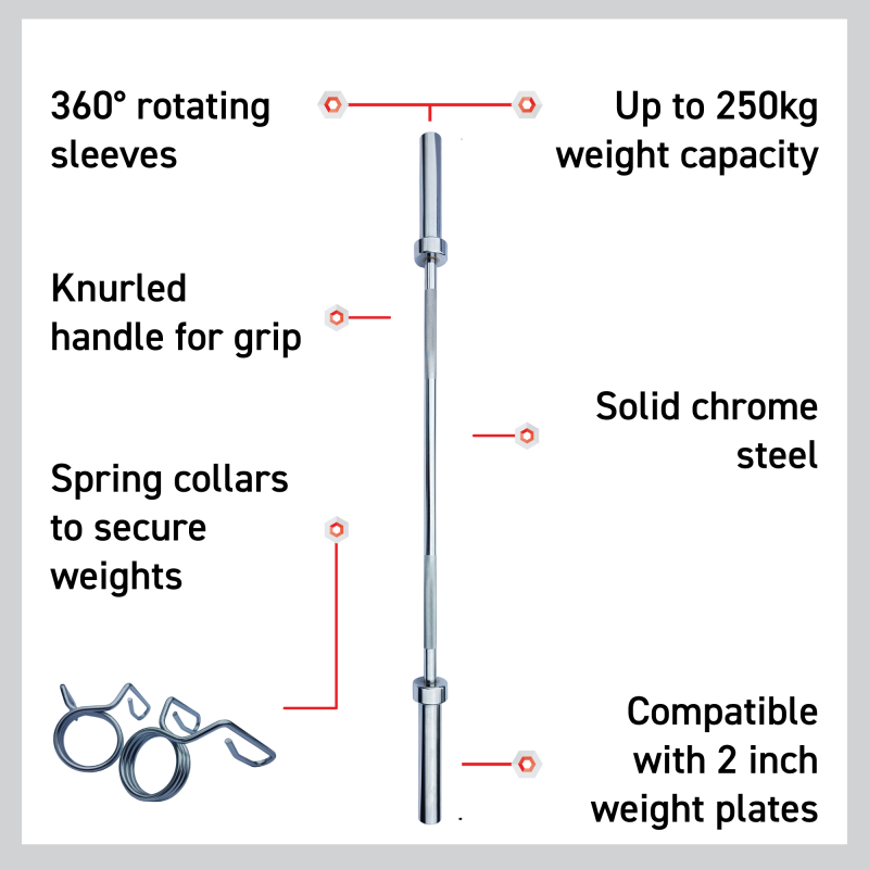Body Revolution Olympic Barbell Bar 4ft