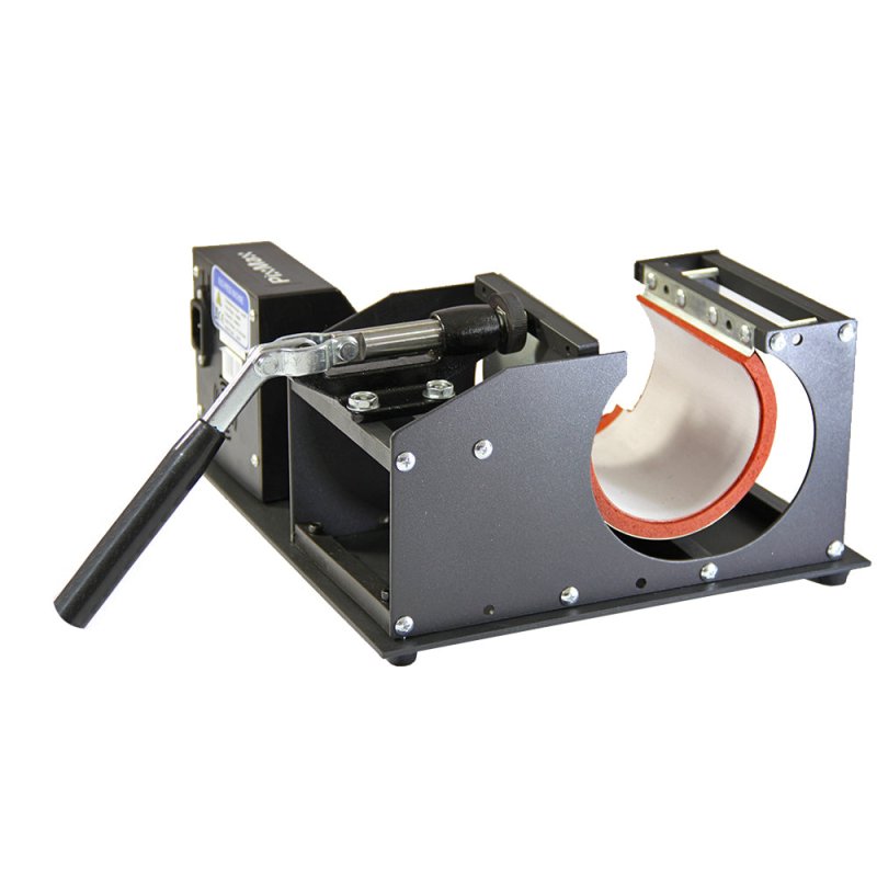 PixMax Mug Press Machine & 72x 11oz White Blank Sublimation Mugs For Heat Transfer Designs