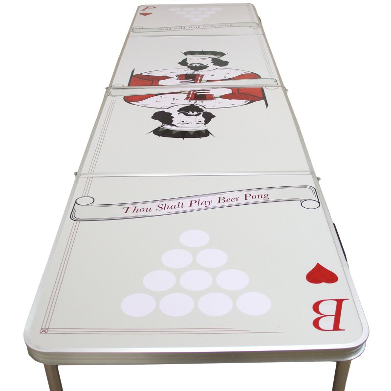 Beer Pong Table Folding Party Drinking Games Outdoor Indoor Portable Prosecco