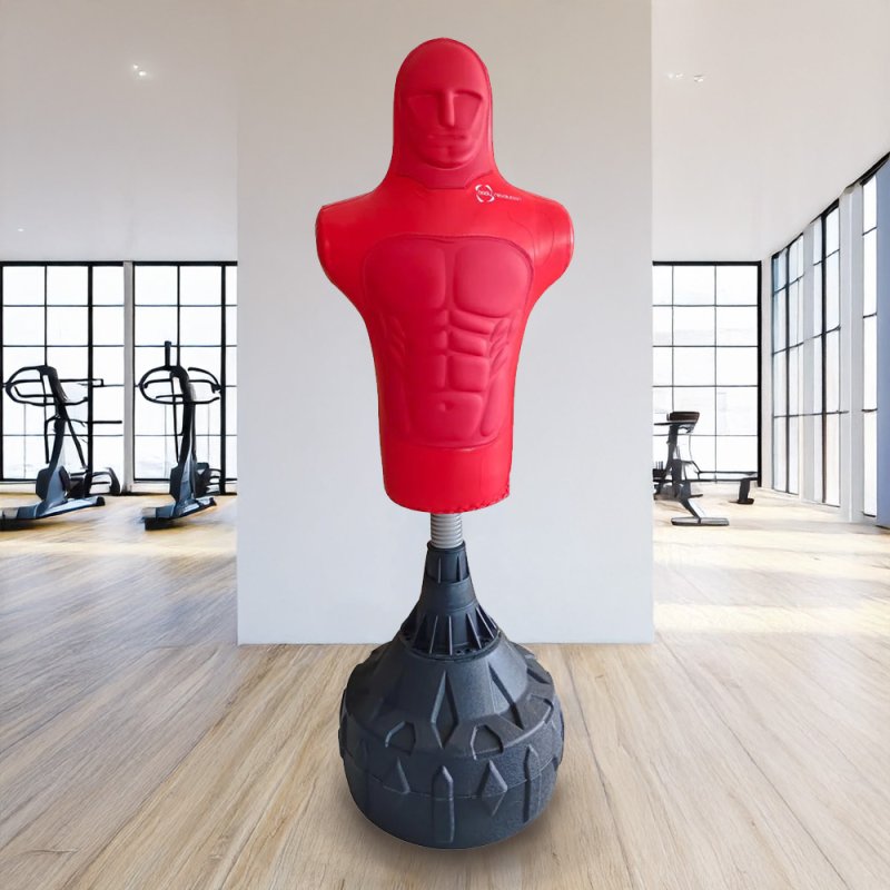 Body Revolution Freestanding Boxing Dummy Life-Size with High-Density Foam Core & Sand/Wood-Filled Base for MMA, Boxing, Kickboxing Training