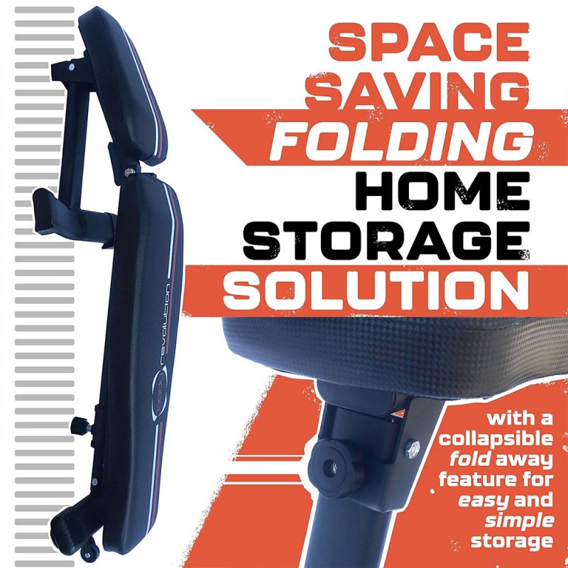 Body Revolution Adjustable Weight Bench - 6 Positions, Heavy Duty Steel Frame