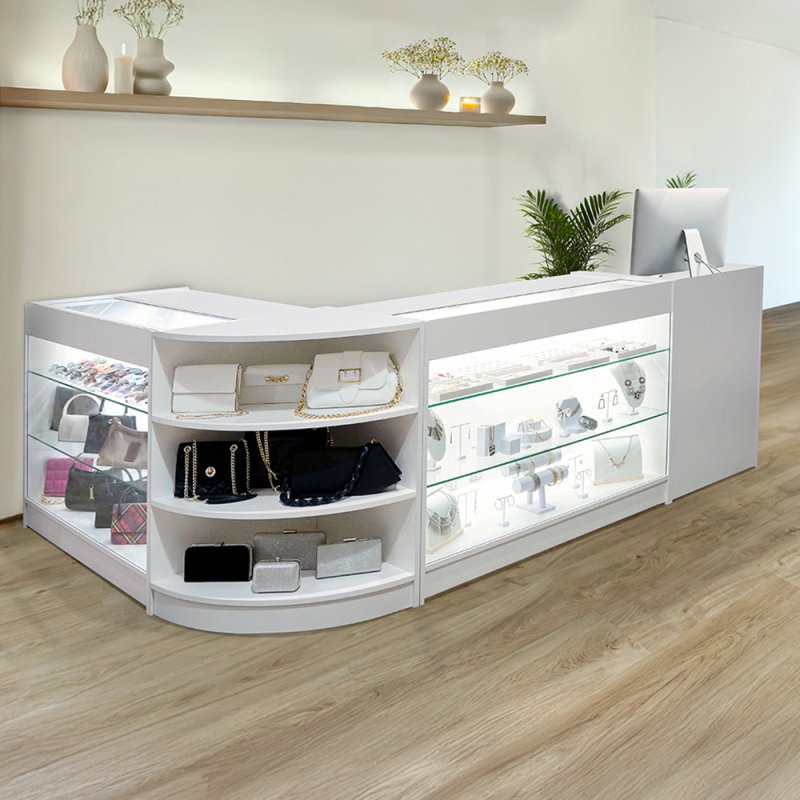 Astro LED Shop Counter Set LM60, TB60 & 2 x K1500 - White