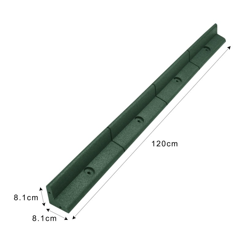 Flexible Lawn Edging Garden Border Grass Pathways Path Edge Vegetable Plot Flowerbed Raised Borders Rubber Artificial Grass Green | Pack of 30 x 1.2m
