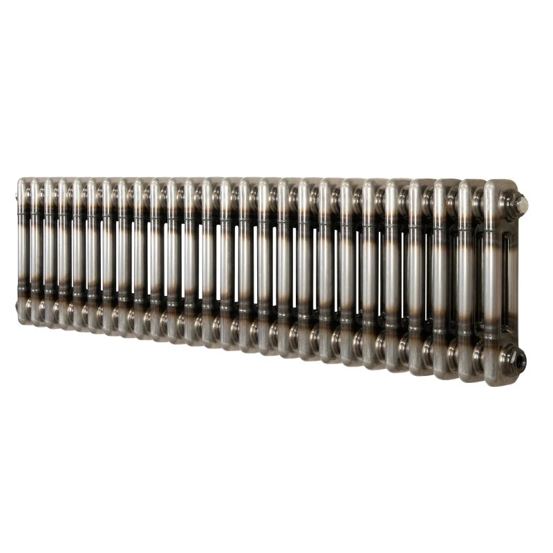 Traditional 2 Column Radiator - 300 x 1190mm - Raw Metal