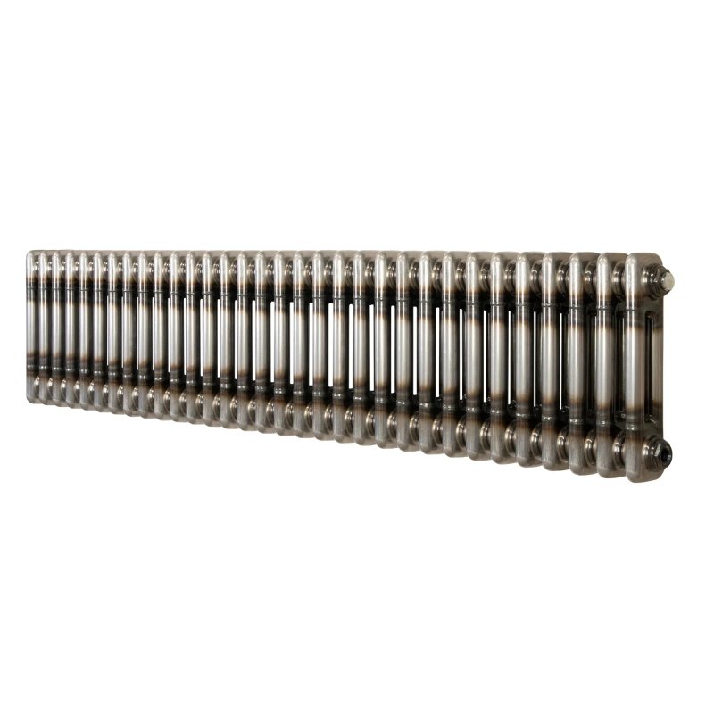 Traditional 2 Column Radiator - 300 x 1460mm - Raw Metal