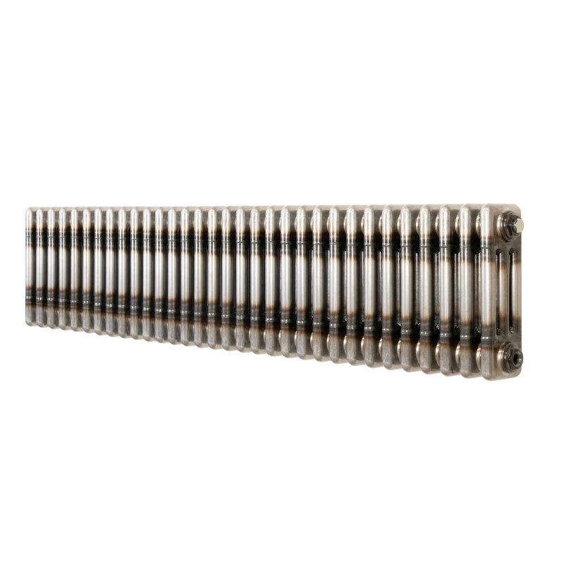 Traditional 3 Column Radiator - 300 x 1460mm - Raw Metal