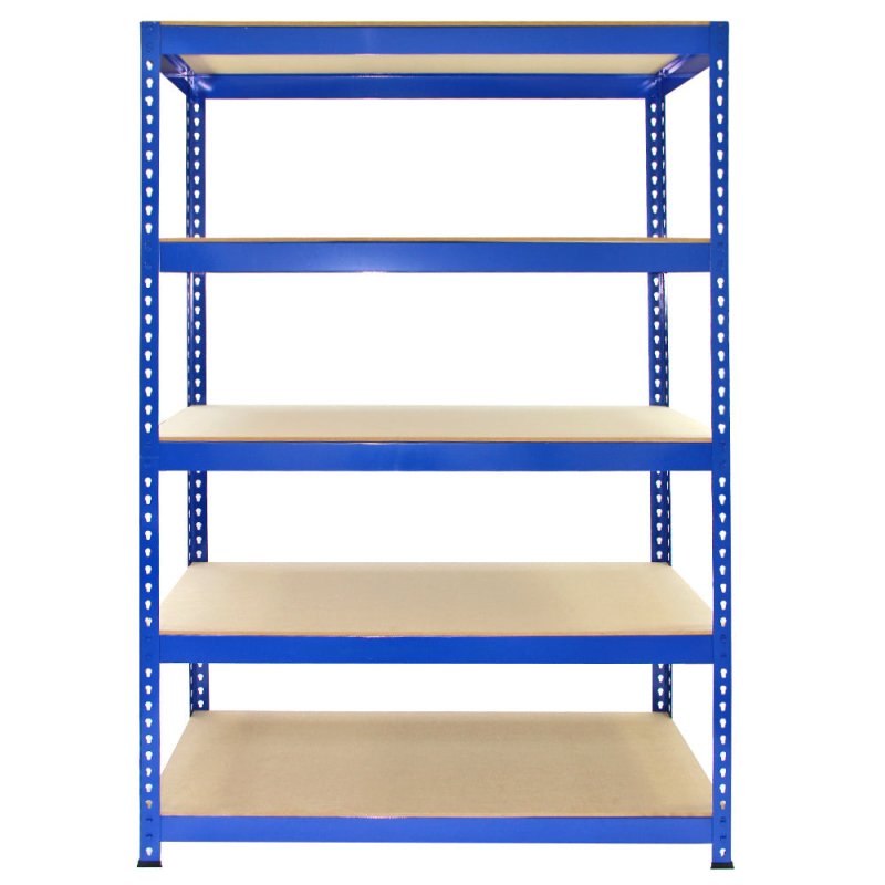 5 Monster Racking Q-Rax Industrial Warehouse Shelving Unit Garage Racks, 200kg/shelf, 90cm/120cm