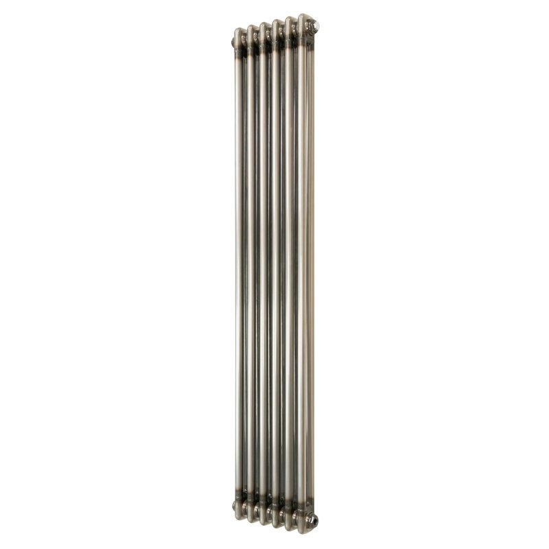 Traditional 2 Column Radiator - 1500 x 290mm - Raw Metal
